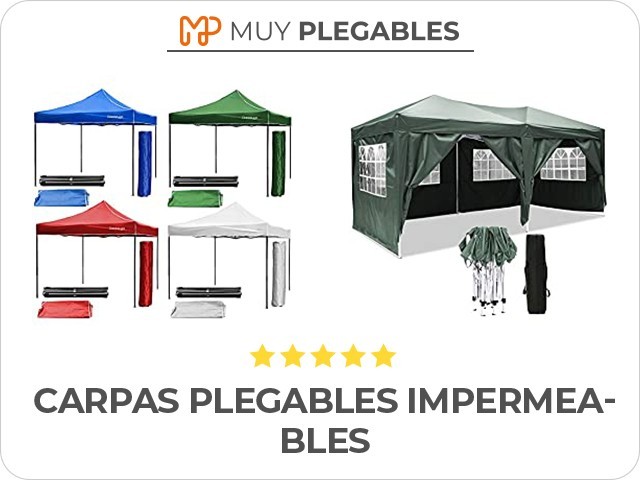 carpas plegables impermeables