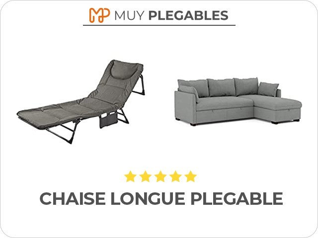 chaise longue plegable