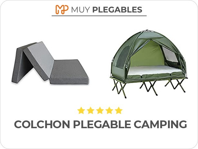 colchon plegable camping