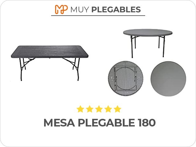 mesa plegable 180