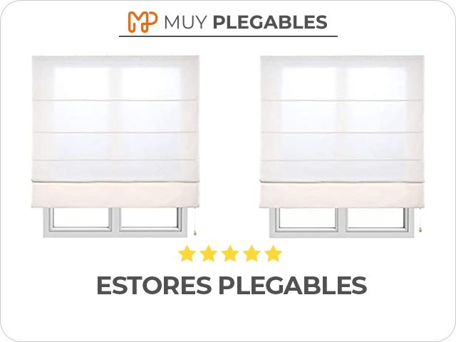 estores plegables