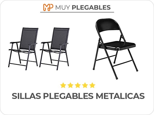 sillas plegables metalicas