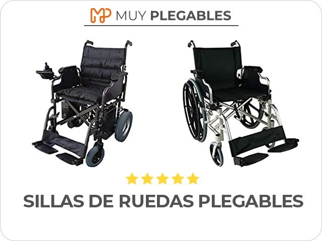 sillas de ruedas plegables