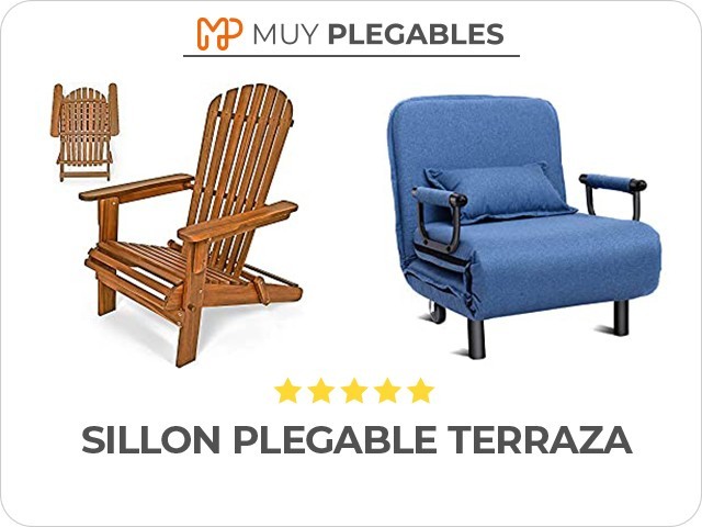 sillon plegable terraza