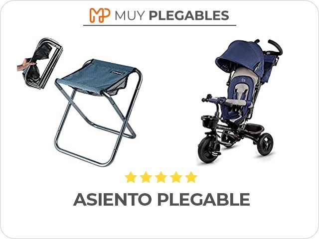 asiento plegable