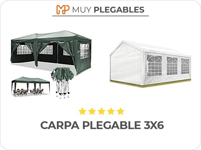 carpa plegable 3x6