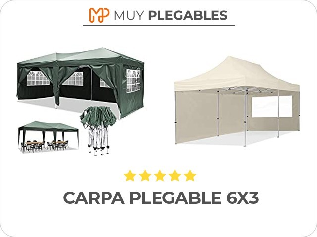 carpa plegable 6x3