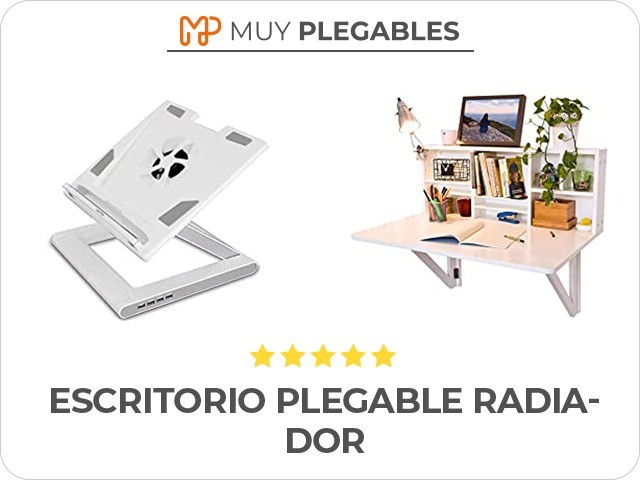 escritorio plegable radiador