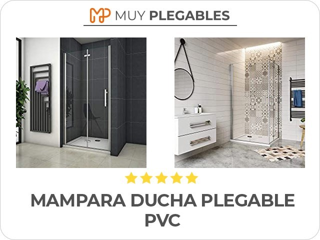 mampara ducha plegable pvc