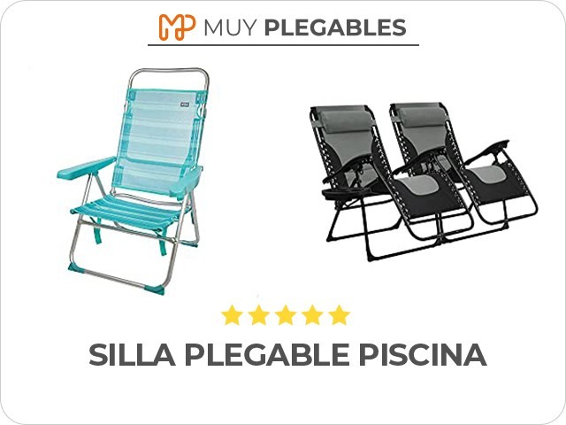 silla plegable piscina