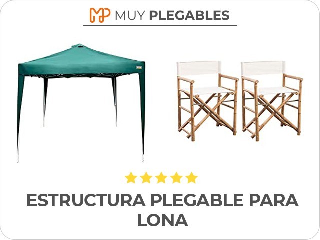 estructura plegable para lona