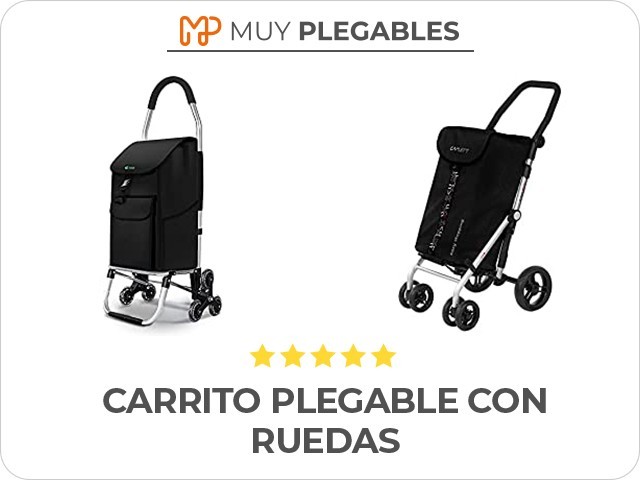 carrito plegable con ruedas