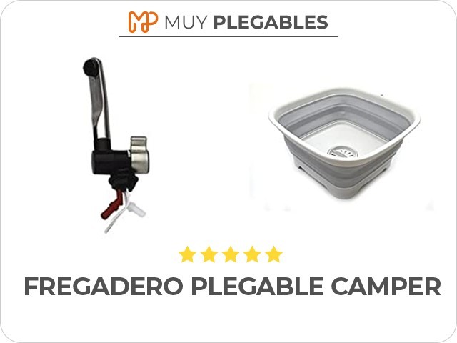 fregadero plegable camper