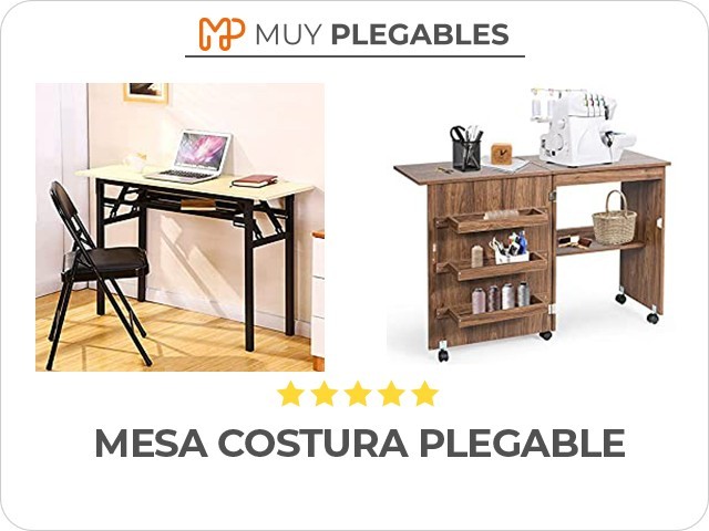 mesa costura plegable