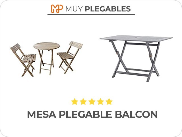 mesa plegable balcon