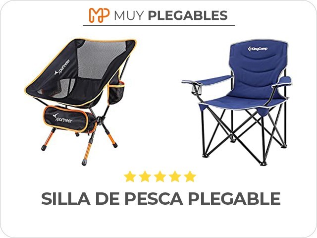 silla de pesca plegable