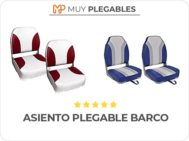 asiento plegable barco