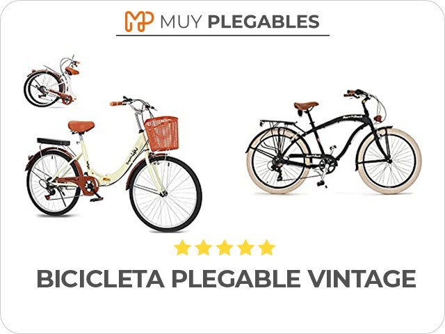 bicicleta plegable vintage