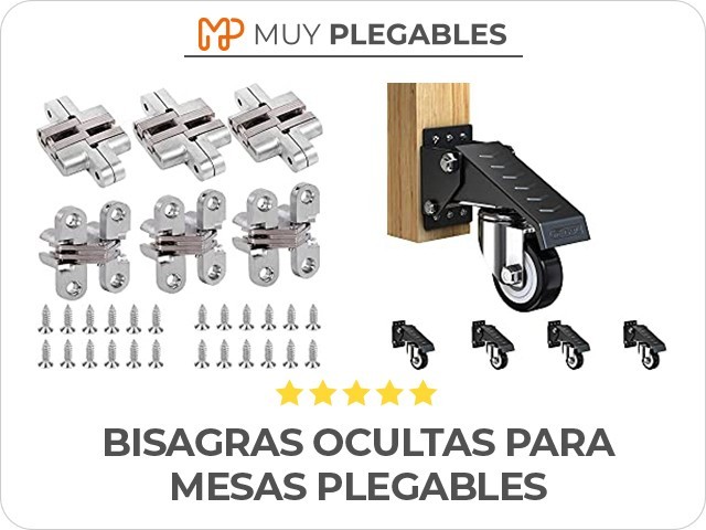 bisagras ocultas para mesas plegables