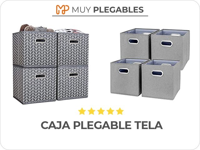 caja plegable tela