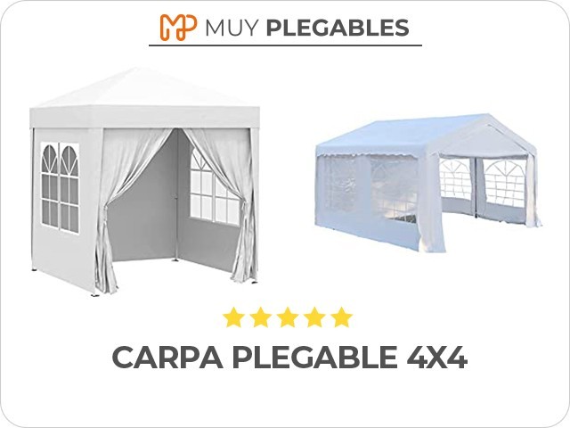 carpa plegable 4x4