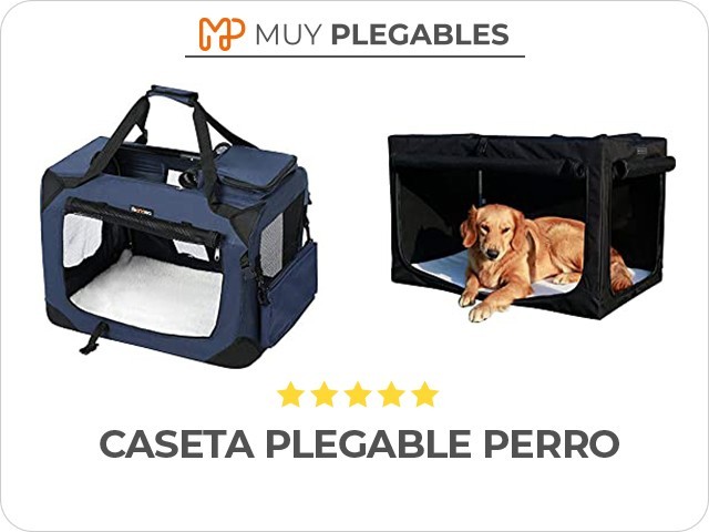 caseta plegable perro