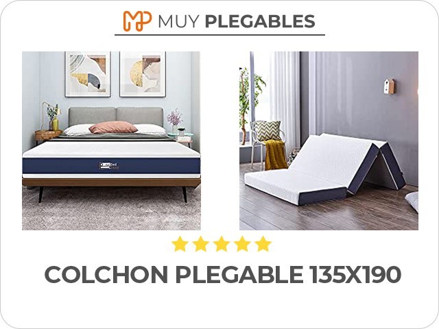 colchon plegable 135x190