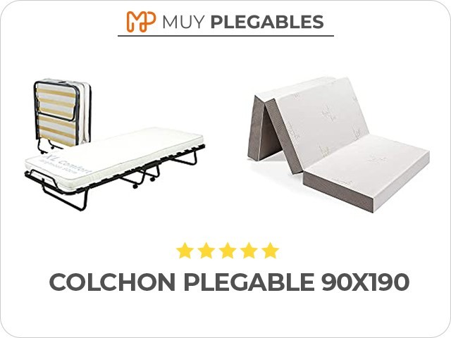 colchon plegable 90x190