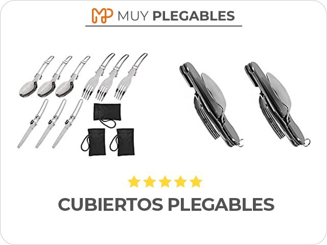 cubiertos plegables