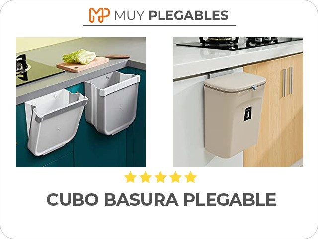 cubo basura plegable