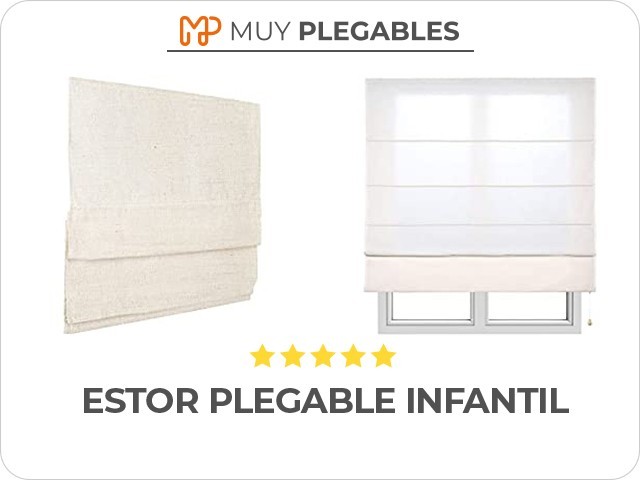 estor plegable infantil