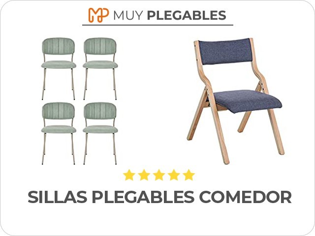 sillas plegables comedor