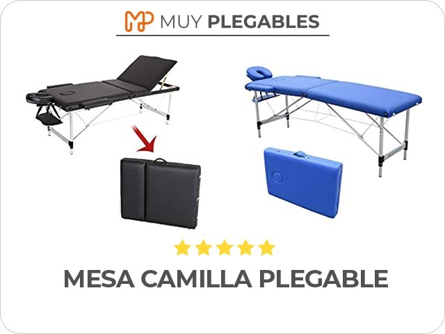 mesa camilla plegable