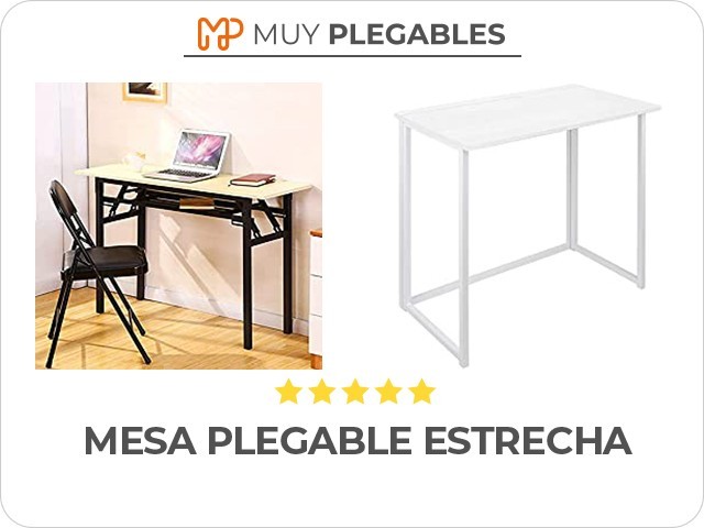 mesa plegable estrecha