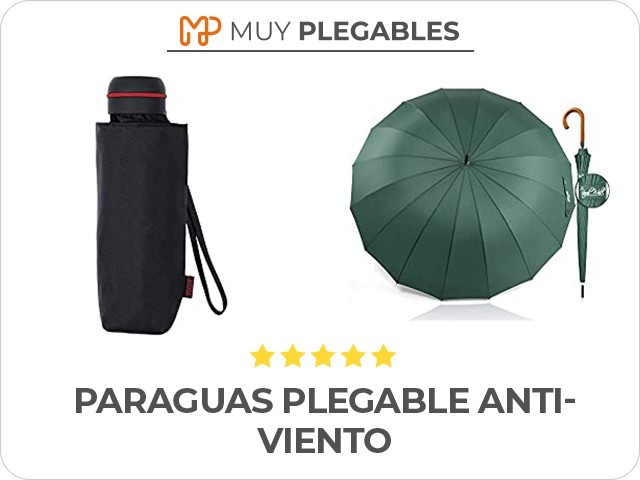 paraguas plegable antiviento