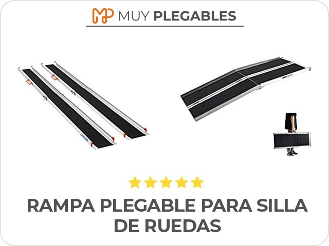 rampa plegable para silla de ruedas