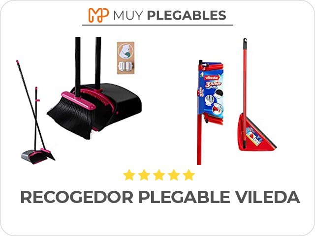 recogedor plegable vileda