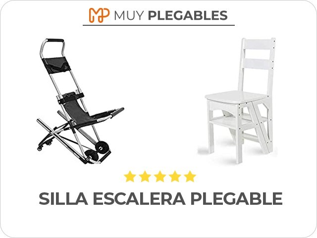 silla escalera plegable