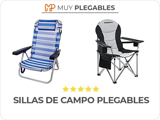 sillas de campo plegables