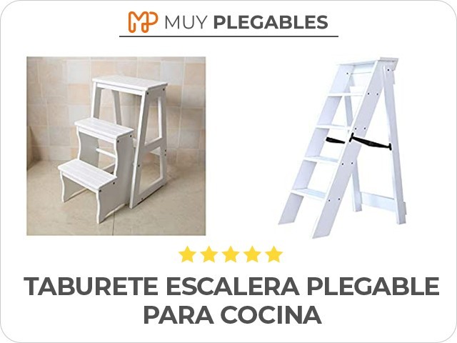 taburete escalera plegable para cocina