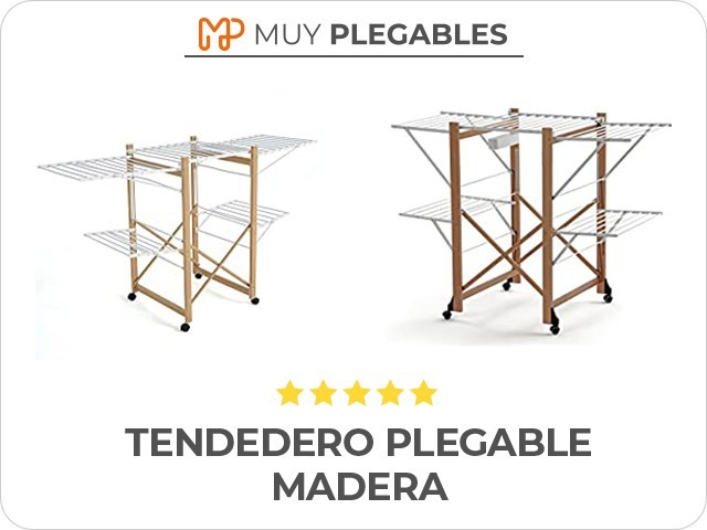 tendedero plegable madera