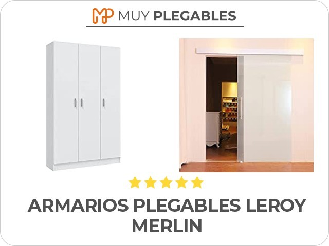 armarios plegables leroy merlin