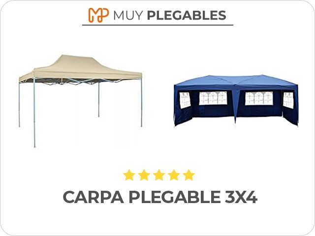 carpa plegable 3x4