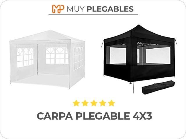 carpa plegable 4x3