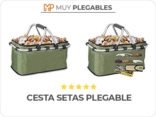 cesta setas plegable