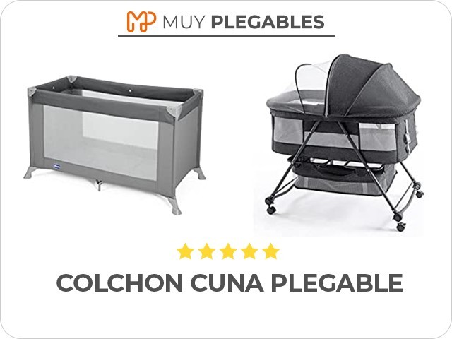 colchon cuna plegable