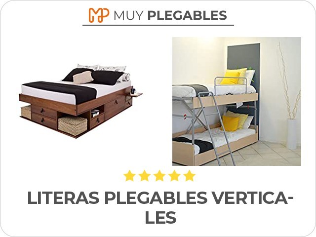 literas plegables verticales