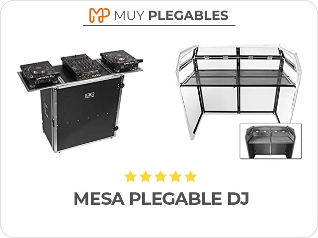 mesa plegable dj