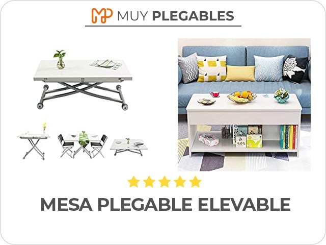 mesa plegable elevable