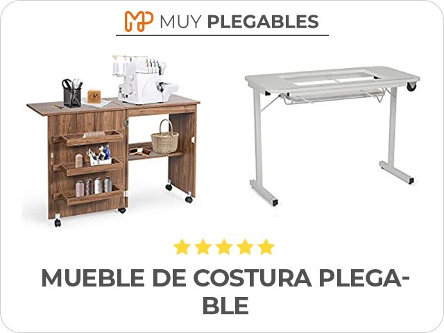 mueble de costura plegable